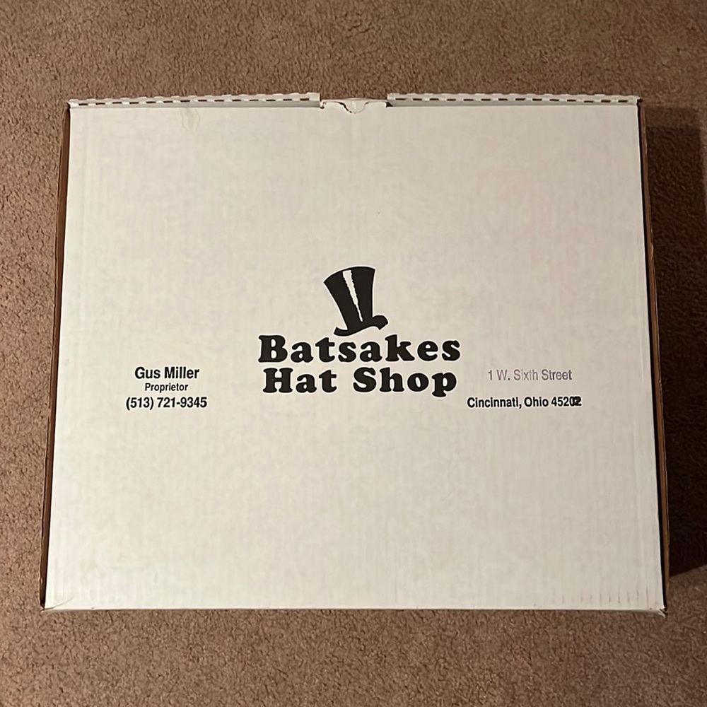 Genuine Leather hat from famous hat maker Batsakes Hat Shop in Cincinnati Oh